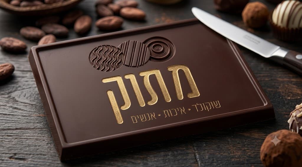 דוגמת שוקולד ממותג